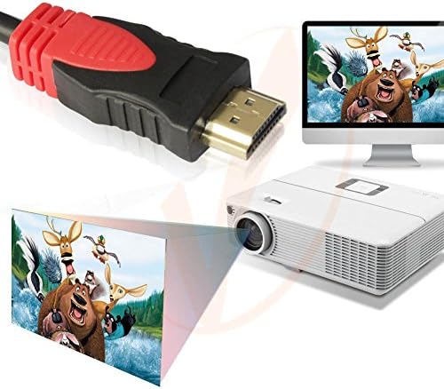 CableVantage HDMI Kábel V1.4 Ultra-Nagy Sebességű Támogatja Ethernet, Audio Return (ARC), Sávszélesség akár 18Gbps,