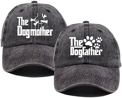 A Dogfather Mancs Kalap, Kutya Szerető Ajándékok Férfiaknak a Nők, anyák-apák Napja Állítható Mosott Farmer Baseball