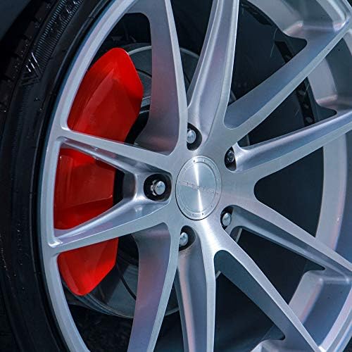 MGP Féknyereg Kiterjed Féknyereg Cover Kompatibilis 2019-2022 Acura RDX, Vörös Por Kabát Befejezni Féknyereg Kiterjed,