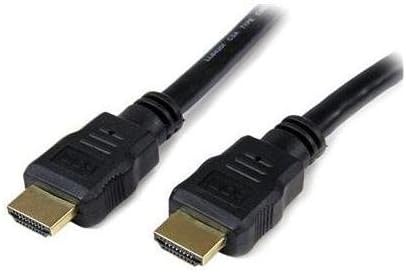 StarTech HDMM10 Fekete 10feet Nagy Sebességű HDMI-HDMI férfi Férfi Kábel - ÚJ - Kiskereskedelmi - HDMM10