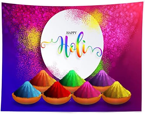 BELECO 10x8ft Szövet Boldog Holi Háttérben Színes Festék Splash Színű Por Fesztivál, Színek, Háttér-Indiai Hindu Color