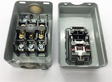 NUNOMO Push Gomb Power Kapcsoló Három Fázis Vezérlés Start Kapcsoló AC 380V 15A 3P 2.2 KW TBSN-315