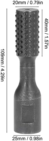 Emoshayoga Burr, a Széles körű Alkalmazás Henger Durva Fogat Csiszolás Fejét Faragás(Átmérő 20 mm (durva Fogak))