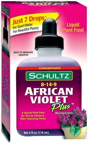 Schultz Afrikai Ibolya Plus Növényi táplálék 8-14-9, 4 fl oz. 1061