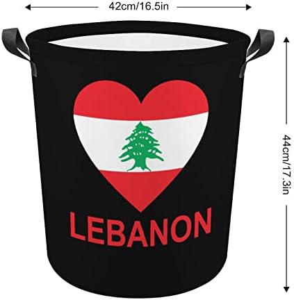 A Szerelem Libanon Összecsukható Kosárban Tároló Szennyesben Nagy Játék Szervező Kosár