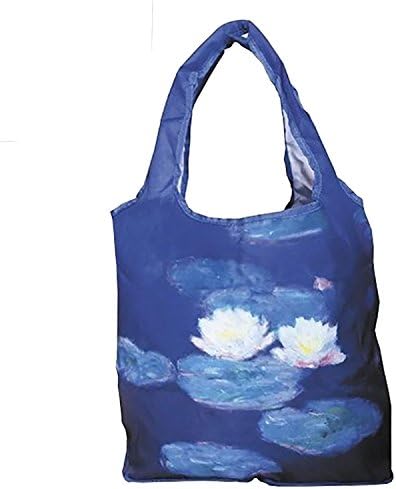 Tote Táska - Fine Art Design - Monet Waterlilies - Zip Nyitott Ügy