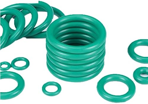 XLBH Hardver Alkatrészek Zöld Lapos Szilikon Gyűrű tömítés Tömítés OD 3~45mm Vízálló Gumi Alátét O-Gyűrű Minőségi Át