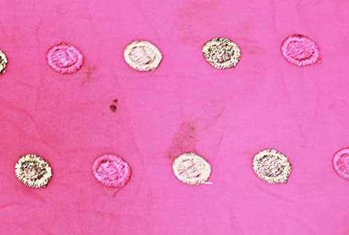 Peegli Vintage Pink Dupatta Georgette Keverék Hosszú Kendő Kör Kézműves Szövet Női Nyak Wrap Ellopta