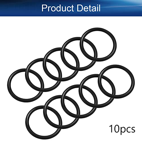 10db Nitril Gumi O-Gyűrű, 1.22 es OD x 1.02 hüvelyk ID x 0.1 inch Széles, Metrikus Tömítő Nitril NBR Gumi Alátétek autószerelés,