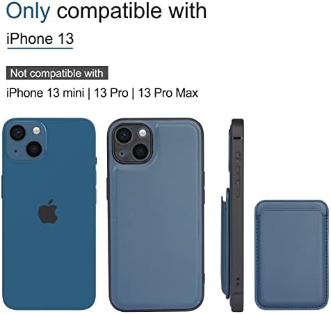 Doter Mágneses Tárcáját, Ütésálló Kompatibilis iPhone 13 Esetben Készült A Kiváló Minőségű Bőrből Elérhető, Beépített