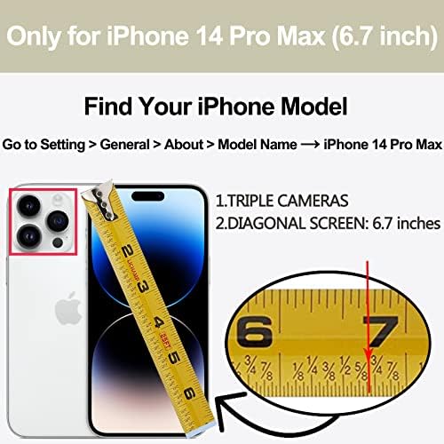 Pénztárca tok iPhone 14 Pro Max, LAMEEKU Esetben Tárca a Kártya Birtokosa az iPhone 14 Pro Max Kors Pénztárca Bőr Esetben