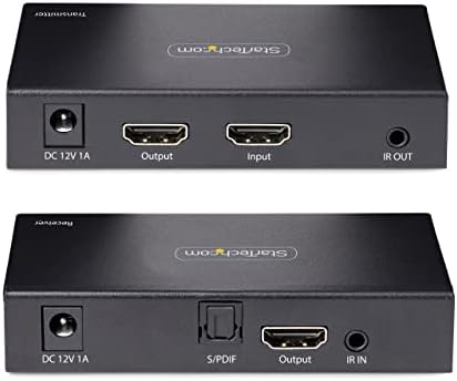 StarTech.com a 4K HDMI Extender Át CAT5/CAT6 Kábel, 4K 60Hz HDR Video Extender a 230ft (70m), HDMI Ethernet Felett Kábelezés,