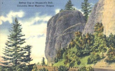 A Columbia Folyó Autópálya, Oregon Képeslap