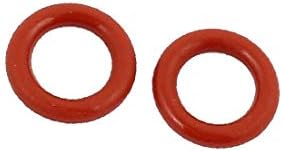 X-mosás ragályos 20db 10mmx1.9 mm-es hőálló Szilikon O Gyűrű Olaj Tömítő Gyűrű Tömítés Piros(20 unids 10mmx1.9mm Resistente