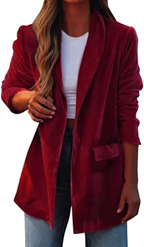 Női Blézer & Ruha Kabátok Szilárd Egyszerű Outwear Nyissa ki az Elülső Vékony Kabát Nyári Divat Zakó Öltöny