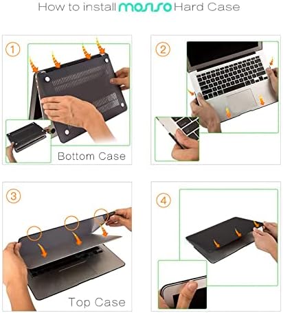 MOSISO Kemény Műanyag hüvely & Keyboard Cover Bőr & Screen Protector Csak Kompatibilis MacBook Air 11 inch (Modellek: