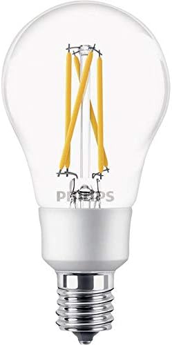 Philips 536599 LED Szabályozható A15 Tiszta Végtelen Üveg Izzó, Meleg Fény Hatása: 350-Lumen, 2700-2200 Kelvin, 4.5
