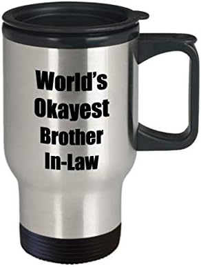 Testvér-törvény Utazási Bögre Világ Okayest Vicces Ajándék Ötlet Autó Újdonság Gag Kávé, Tea 14oz Szigetelt Ingázó Rozsdamentes