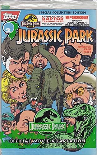 Jurassic Park 2 (kártya) VF/NM ; Topps képregény