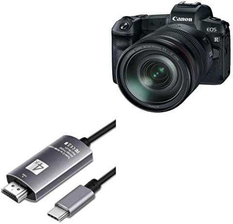 BoxWave Kábel-Kompatibilis Canon EOS R - SmartDisplay Kábel - USB-C-Típusú HDMI - (6 ft), USB C/HDMI-Kábel Canon EOS