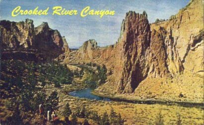 Crooked River Canyon, Oregon Képeslap