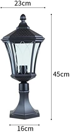 CZDYUF Európai Stílusú Fali Lámpa, Kültéri Lámpa, Kapu, Pillér Lámpa, Fali Lámpa, Négyzetes Udvaron Kerti Lámpa, LED-es