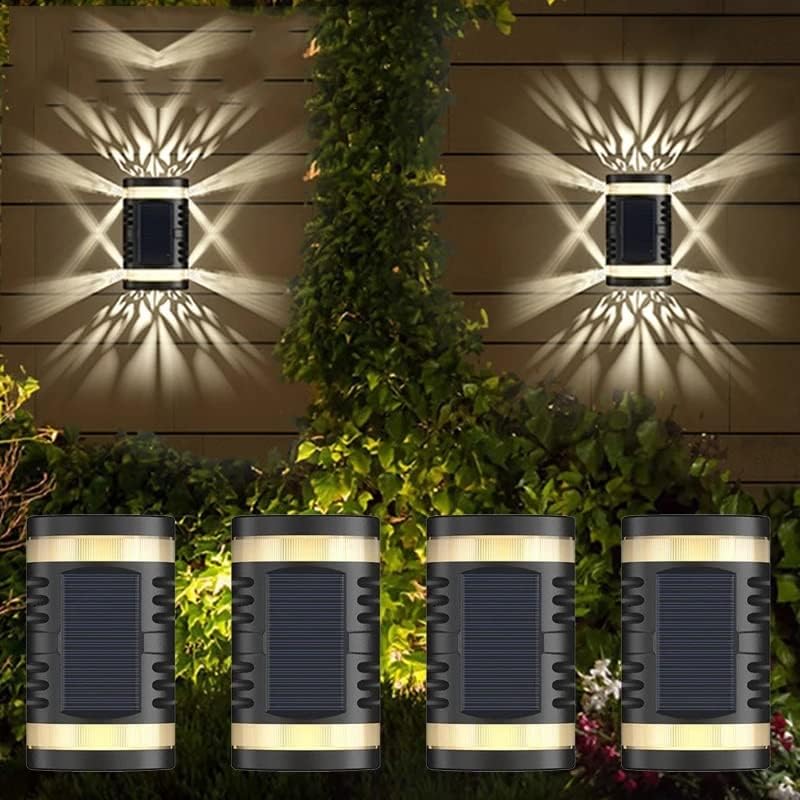 JYDQM Napelemes LED-es Kültéri Fali Lámpa Kerti Dekor Lámpa Erkély Kertben Fekvő lakberendezés Sola (Szín : Egy, Méret