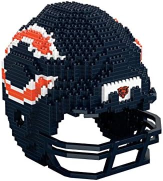 Chicago Bears NFL 3D BRXLZ Puzzle Replika Sisak Meghatározott 1Z