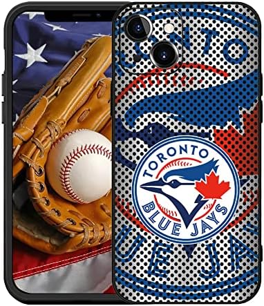 a Dodgers Baseball Rajongó burkolata Kompatibilis az iPhone 14 Plus, Slim Fit Védő Vissza az Esetben Shell 14 Plusz