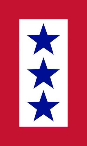 GHaynes Terjesztése 3 Kék Csillagok Szolgáltatás Matrica, Matrica (Katonai Zászló Szolgált) Méret: 3 x 5 hüvelyk