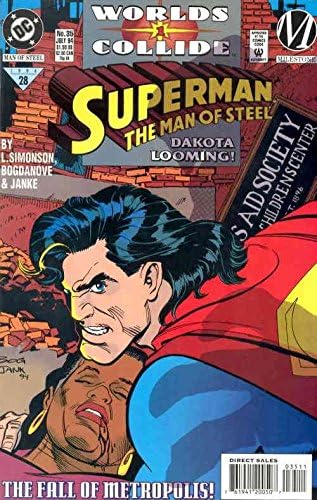 Superman: A Man of Steel 35 VF/NM ; DC képregény | Worlds Collide