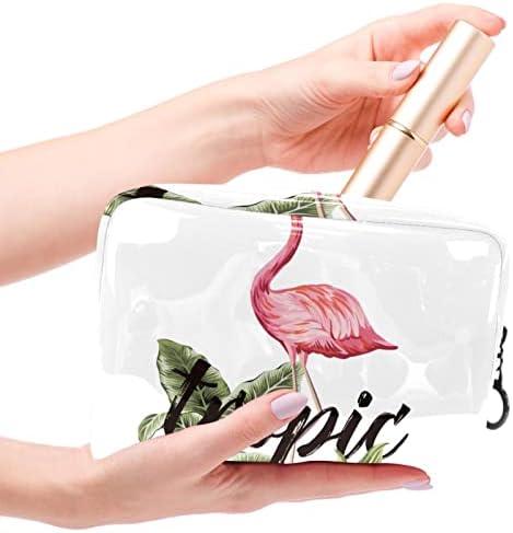 TBOUOBT Kozmetikai Női Táskák, Smink Táska Utazási Tisztálkodási Táska Kiegészítők Szervező, Tropikus Elegáns Flamingo