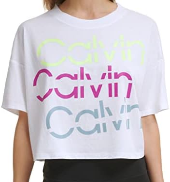 Calvin Klein Teljesítmény Női Szeletelt Logó Kivágott Póló