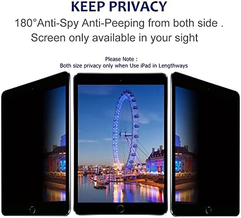 【POOX】iPad pro 11 (2021&2020 & 2018) /iPad 5 (2022) /Levegő 4 (2020) Adatvédelmi képernyővédő fólia, Anti-Apy Kukkoló