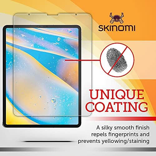 Skinomi Matt Teljes Testet Védő Kompatibilis Apple iPad Pro 12.9 (2021)(képernyővédő fólia + Hátsó Borító Bőr), Teljes