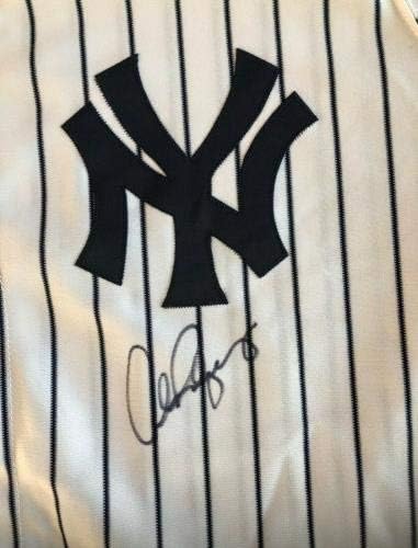 Alex Rodriguez, Dedikált (MLB) Russell Hiteles Jersey-ben (NY Yankees) - Dedikált MLB Mezek