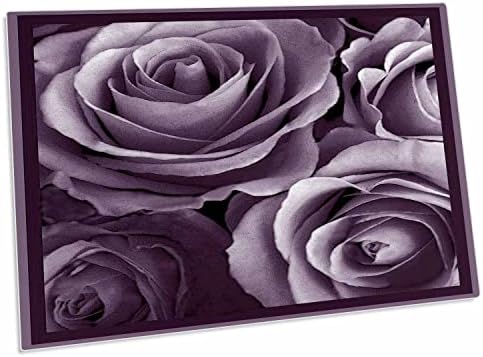 3dRose Közelről Álmodozó Tompa Levendula purle Rózsa Csokor - Asztal Pad tányéralátétek (dpd-29817-1)