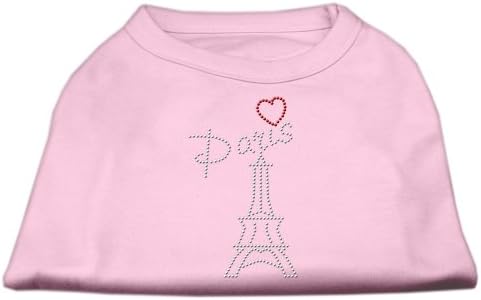 Délibáb Pet Párizs Strasszos Ing Világos Rózsaszín XL (16)