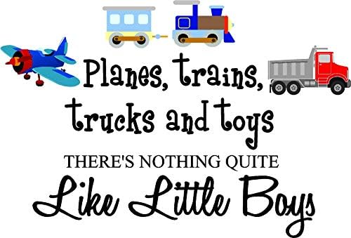 A repülők, Vonatok, Teherautók Játékok Semmi sem olyan, Mint a kisfiúk (Nyomtatott Repülő, Vonat, Teherautó Beállítva)