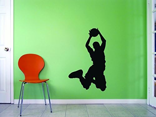 Matrica - Peel & Stick Fali Matrica : a Kosárlabda Játékos Sport, lakberendezés Art Kép Mérete : 14 Cm x 28 Cm - 22