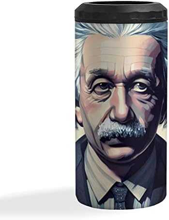 Albert Einstein Művészeti Szigetelt Slim Lehet Hűvösebb - Nyomtatott Lehet Hűvösebb - Király Szigetelt Slim Lehet Menőbb