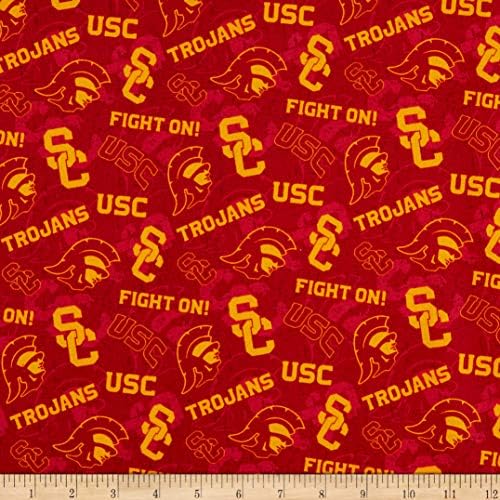 NCAA USC Trojans Hang Hang Pamut, Foltvarrás Szövet, a gyár által