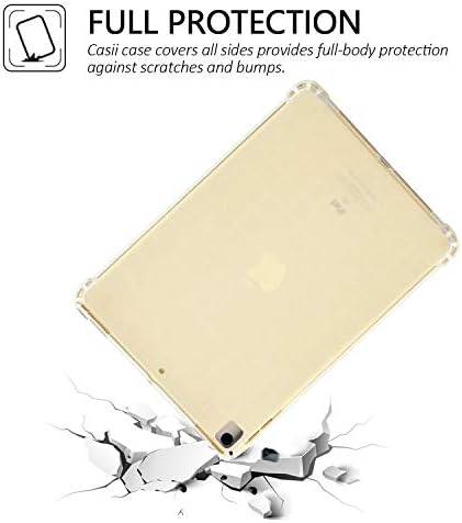 Casii az Esetben az Új iPad 10.2, Ultra Könnyű, Átlátszó Rugalmas TPU Szilikon hátlap Ütésálló Védő Bőr Puha, Vékony