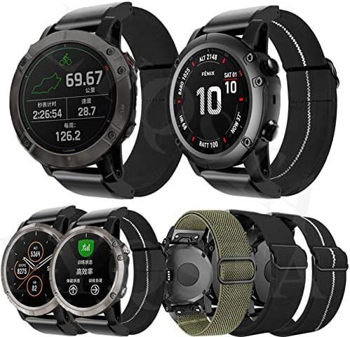 HKTS Quickfit Watchband Szíj, A Garmin Fenix 6 6X 5X Pro 5 Plusz 3HR 935 945 S60 Nylon Hurok 22 26mm Rugalmas Nézni