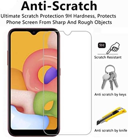 [2pack] képernyővédő fólia Samsung Galaxy A01, 9H Keménység HD Anti-Semmiből Képernyő Védő fóliát a Galaxy A01