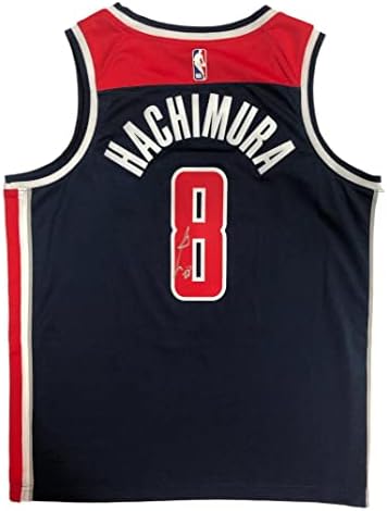 Rui Hachimura Dedikált Washington Wizards Nike Swingman Jersey (Panini) - Dedikált NBA Mezek