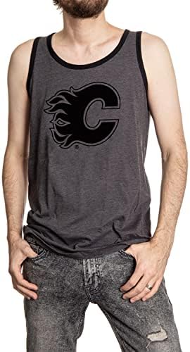 Calhoun NHL-ben a Férfiak Nagy Csapat Logo Tank Tetején - Az Áramszünet Gyűjtemény