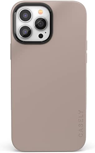 Casely iPhone 14 Pro Max-Ügy | Taupe a Meztelen | Szilárd Bézs Esztétikai Krém Esetben (| Kompatibilis MagSafe)