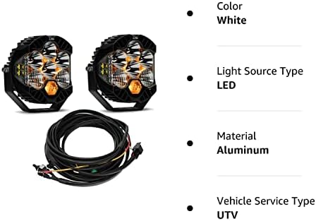 Baja Minták Pár LP6 Pro LED Fehér Vezetés/Combo Fény + Öv Készlet