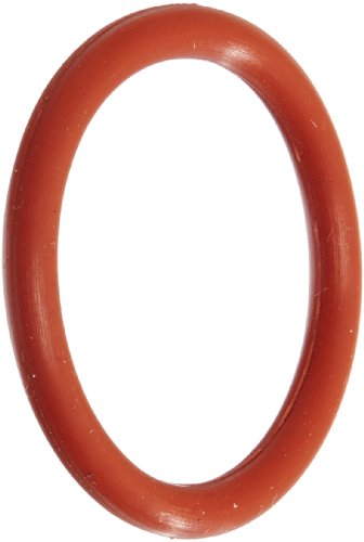 114 Szilikon O-Gyűrű, 70A Durometer, Piros, 5/8 ID 13/16 OD, 3/32 Szélesség (Csomag 5)